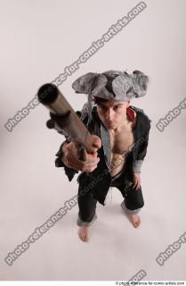 JACK PIRATE STANDING POSE WITH GUN #3